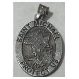 STERLING SILVER RELIGIOUS MEDAL 2.00GRS