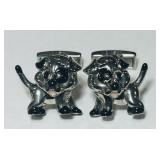 STERLING SILVER  CUFFLINK SIGNED 23.80GRS