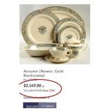 N2 - NINETY-NINE PCS LENOX FINE CHINA  AUTUMN