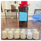 N2 - VOTIVE FLAMELESS CANDLES, BUDVASE (F25)