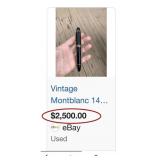 N2 - VINTAGE MONTBLANC FOUNTAIN PEN (O56)