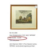N2 - VINTAE ART PRINT FRAMED 15X17' (F34)