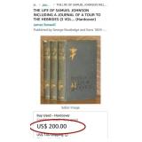 N2 - THREE VOLS. BOSWELL'S LIFE OF JOHNSON (L10)