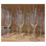 N2 - ELEVEN PIECES JOSAIR CRYSTAL STEMWARE (L77)