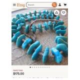 TURQOUISE/CORAL NECKLACE