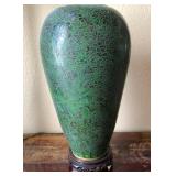 S2 - MID-CENTURY PORCELAIN VASE 16.5'T (L77)
