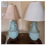 S2 - PAIR OF MATCHING TABLE LAMPS (M3)