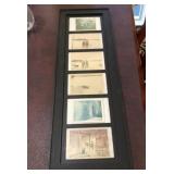 S2 - ANTIQUE PHOTOS FRAMED 28X9' (L32)