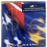STATE QUARTERS & EURO COIN COLLECTION
