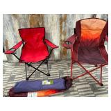 11 - COMFORTABLE CAMPING CHAIR SET