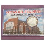 S - LUCAS OIL STADIUM SILVER COIN (B11)