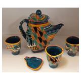 11 - PETER & SUSAN STARK WHIMSICAL TEA SET (B61)