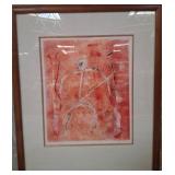 11 - SUE NASH FRAMED ART 26X32' (U39)