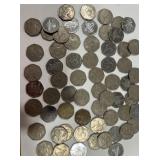 A LOT OF FOREIGN COINS