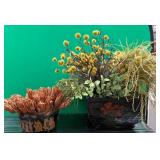 11 - TWO DRIED FLOWER ARRANGEMENTS (B83)