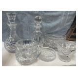 11 - VINTAGE DECANTERS & BOWLS (B29)