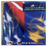 STATE QUARTERS & EURO COIN COLLECTION