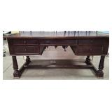 11 - VINTAGE REFECTORY STYLE DESK