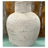 11 - RUSTIC OVERSIZED DECORATIVE VASE