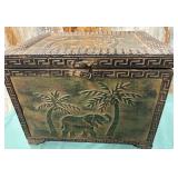 11 - EXOTIC HANDCRAFTED STORAGE CHEST