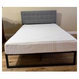 20 - BED FRAME WITH MATTRESS