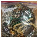 6 POUND OF MIXED COSTUME JEWELRY