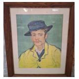 11 - VAN GOGH PRINT (1920S) FRAMED 27X22' (U41)
