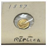 1857 REPLICA COIN