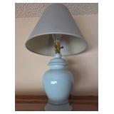 S1 - CERAMIC BASE TABLE LAMP WITH SHADE (R30)