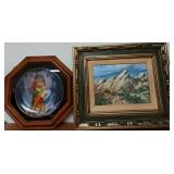 S1 - DE GRAZIA PLATE & FRAMED ART (N36)