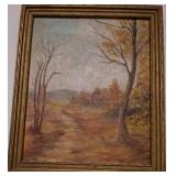 S1 - VINTAGE ART FRAMED 11X13' (N2)