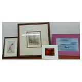S1 - FOUR PIECES FRAMED ART (N34)
