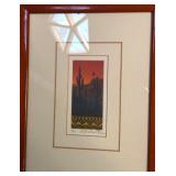 S1 - BRENT THOMSON FRAMED ART 9.5X8' (L192)