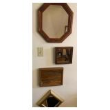 S1 - FOUR PIECES WALL DECOR/MIRROR (K168)