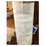 S1 - FROSTED GLASS CYLINDER VASE (L148)