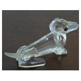 S1 - SWAROVSKI CRYSTAL DACHSHUND FIGURINE(E180)