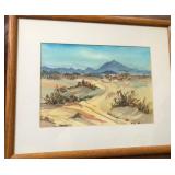 S1 - SHEILA SPARGO FRAMED ART 21X18' (L198)