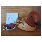 S1 - HOPI SIGNED POTTERY DUCK VESSEL (R4)