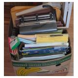 S1 - BOX OF HOME OFFICE SUPPLIES (R10)
