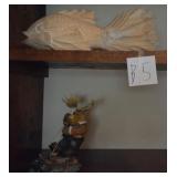 S1 - RON LEE CLOWN, MOOSE & FISH COLLEC., CLOCK