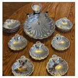 S1 - VINTAGE SILVER-PLATED SEAFOOD SERVING SET