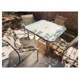 S1 - PATIO TABLE & FOUR CHAIRS