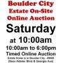 Sat.@10am - Huge Boulder City Estate Online Auction - 8/8