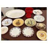 N1 - MIXED LOT OF COLLECTIBLE PLATES, BOWLS (B153)