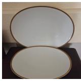 N1 - TWO TREASURE CHEST PLATTERS (GERMANY) (B96)