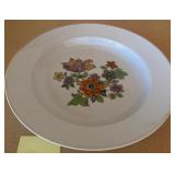 N1 - Z.S. & CO BAVARIA VINTAGE FLORAL PLATE (G44)