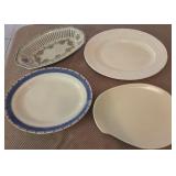 N1 - LOT OF VINTAGE SERVING DISHES (B123)