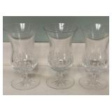N1 - THREE PIECES WATERFORD CRYSTAL STEMWARE (K117