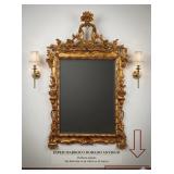 N1 - ORNATE WALL MIRROR FRAMED 51X32' (B24)