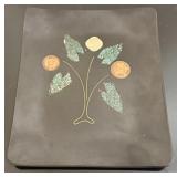 N1 - VINTAGE MONEY TREE TRAY (L97)